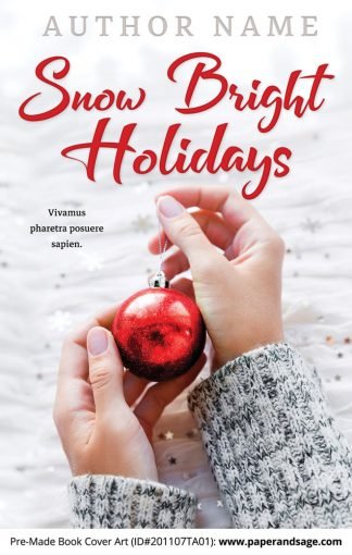 Pre-Made Book Cover ID#201107TA01 (Snow Bright Holidays)