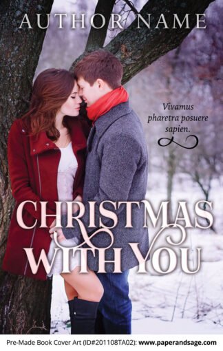 Pre-Made Book Cover ID#201108TA02 (Christmas with You)