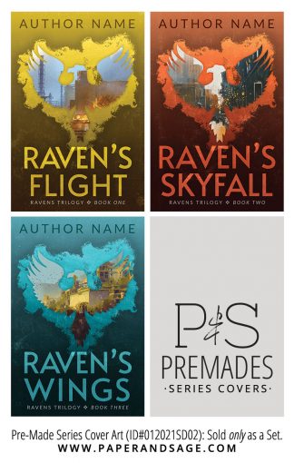 PreMade Series Covers ID#012021SD02 (Ravens Series, Only Sold as a Set)