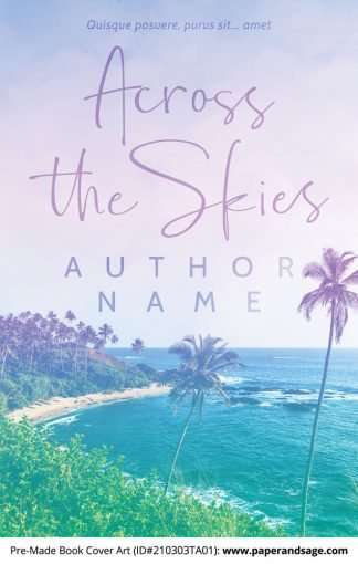 Pre-Made Book Cover ID#210303TA01 (Across the Skies)
