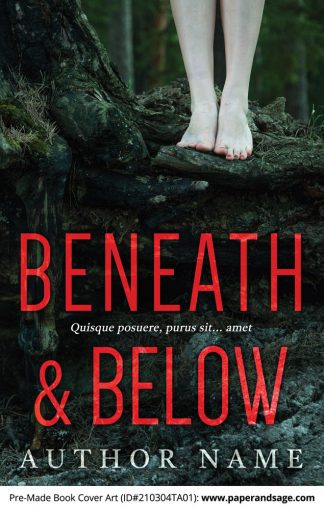 Pre-Made Book Cover ID#210304TA01 (Beneath & Below)