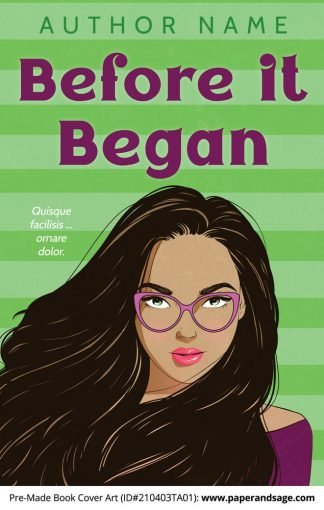 Pre-Made Book Cover ID#210403TA01 (Before it Began)