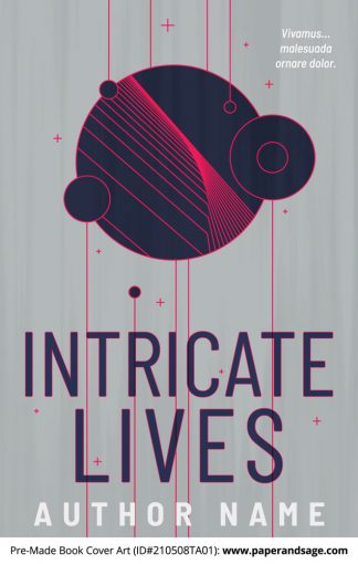 Pre-Made Book Cover ID#210508TA01 (Intricate Lives)