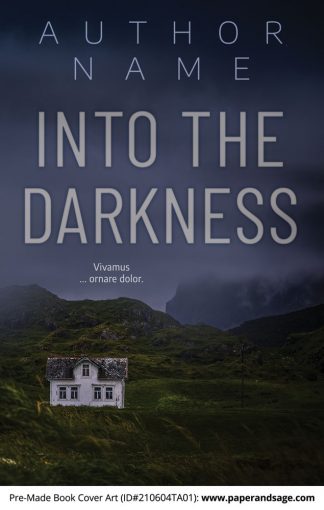 Pre-Made Book Cover ID#210604TA01 (Into the Darkness)