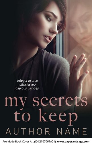 PreMade Book Cover ID#210706TA01 (My Secrets to Keep)