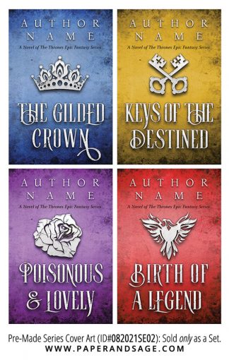 PreMade Series Covers ID#082021SE02 (The Thrones Series, Only Sold as a Set)