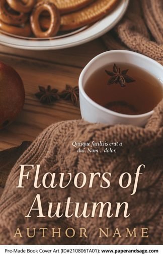 PreMade Book Cover ID#210806TA01 (Flavors of Autumn)