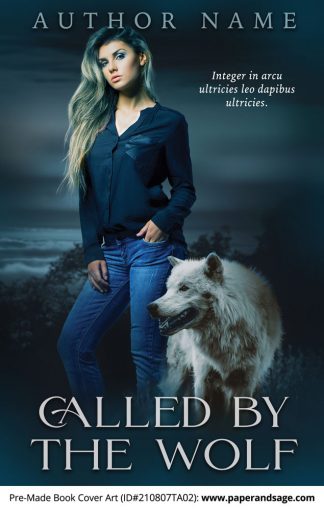 PreMade Book Cover ID#210807TA02 (Called by the Wolf)