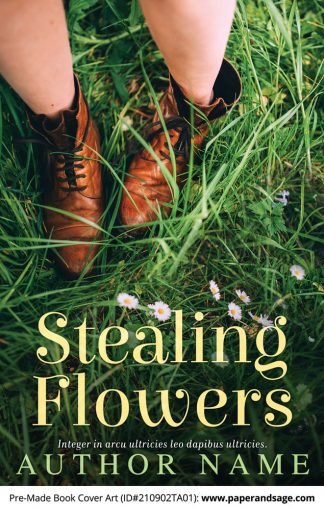PreMade Book Cover ID#210902TA01 (Stealing Flowers)