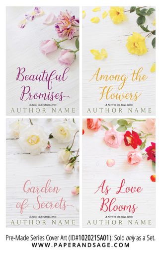 PreMade Series Covers ID#102021SA01 (The Roses Series, Only Sold as a Set)
