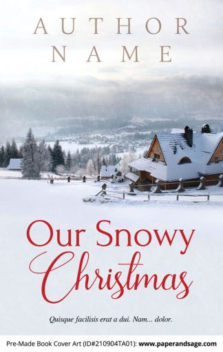 PreMade Book Cover ID#210904TA01 (Our Snowy Christmas)