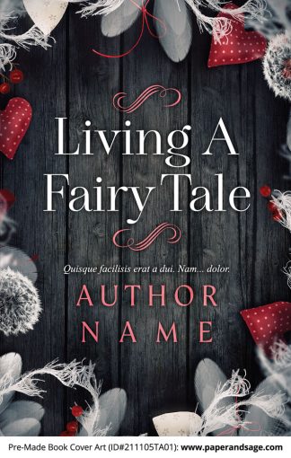 PreMade Book Cover ID#211105TA01 (Living a Fairy Tale)