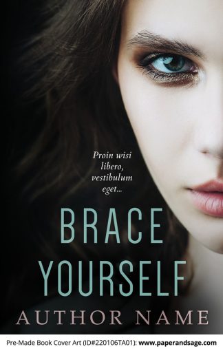 PreMade Book Cover ID#220106TA01 (Brace Yourself)