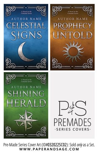 PreMade Series Covers ID#032022SC02 (Celestial Series, Only Sold as a Set)