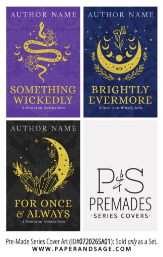 PreMade Book Cover ID#072026SA01 (Wickedly Series)